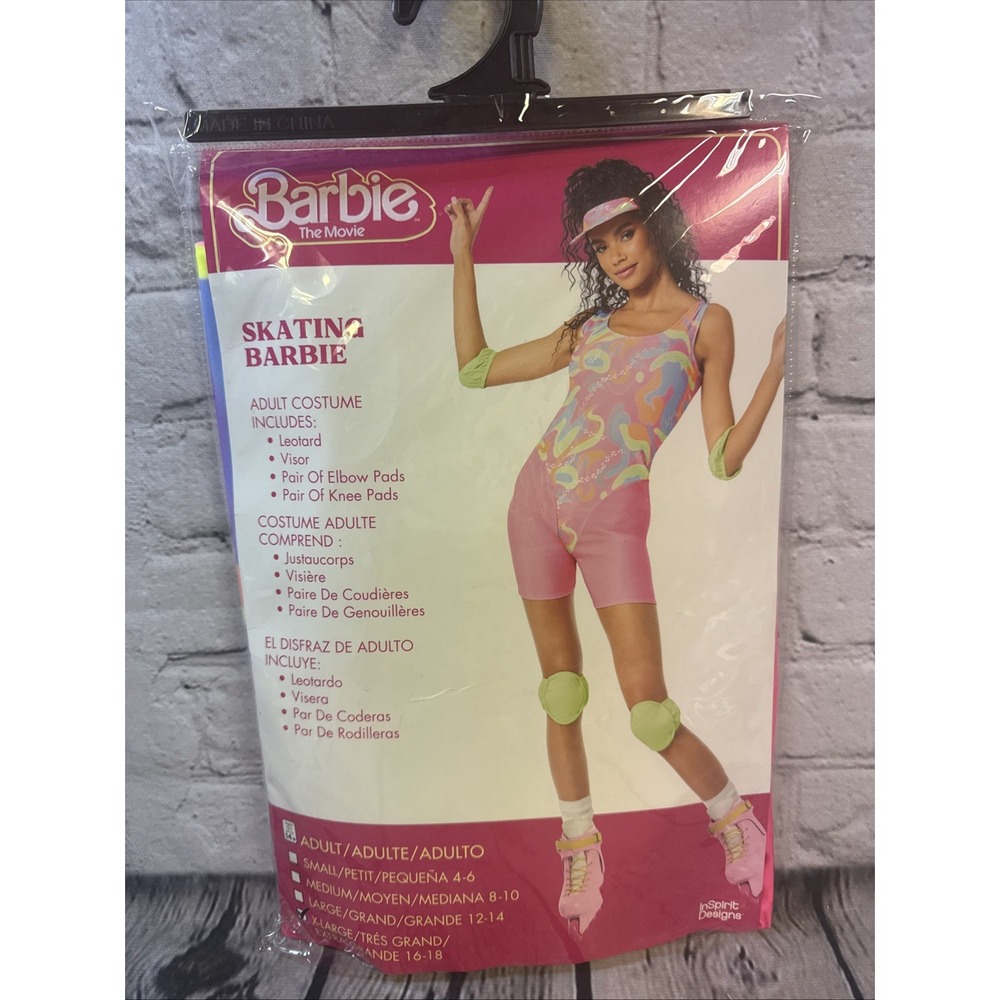 Barbie The Movie Skating Barbie Costume For Women Size XL 16/18
